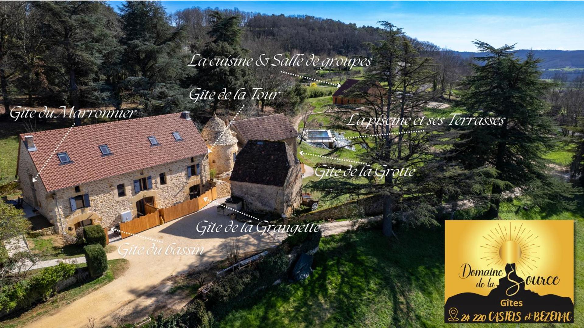 Domaine De La Source Villa Castels Exterior photo